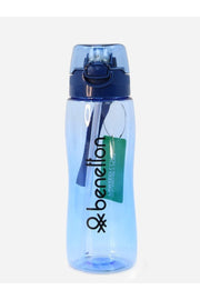 United Colors Of Benetton Automatic Water Bottle With Lid Blue
