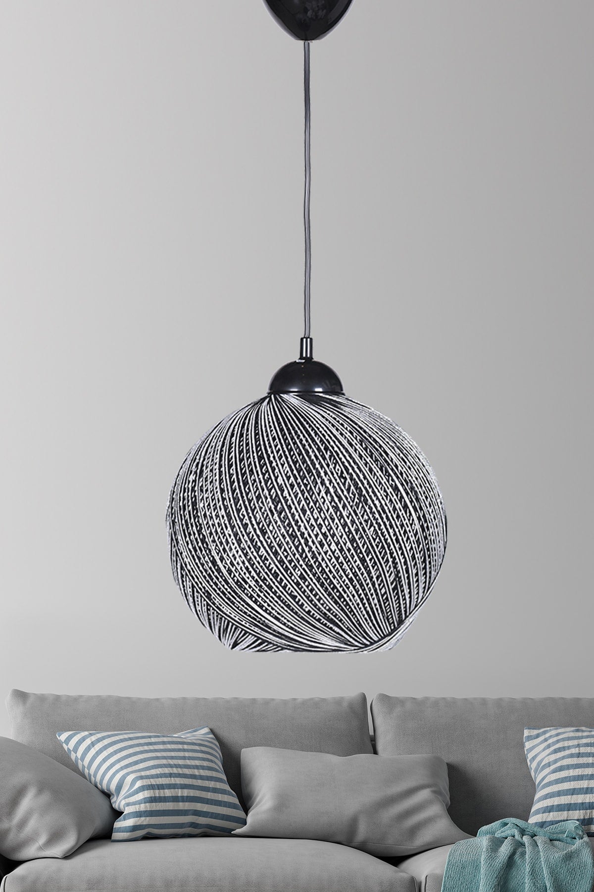 New Balle Black-White Ball Chandelier Hsra-44