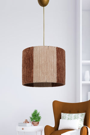 Origan Pendant Lamp Chandelier Brown Cream