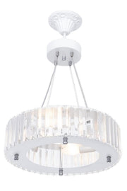 Luxus Diamant 37 cm weißer Kronleuchter