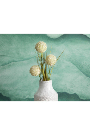 Grass Bush Single Branch Artificial Flower 63 Cm Cream - Swordslife