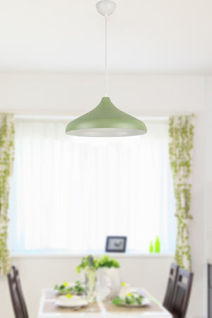 Nil Special Design Modern Decorative Cafe Kitchen Living Room Green Interior White Pendant Lamp Single Chandelier