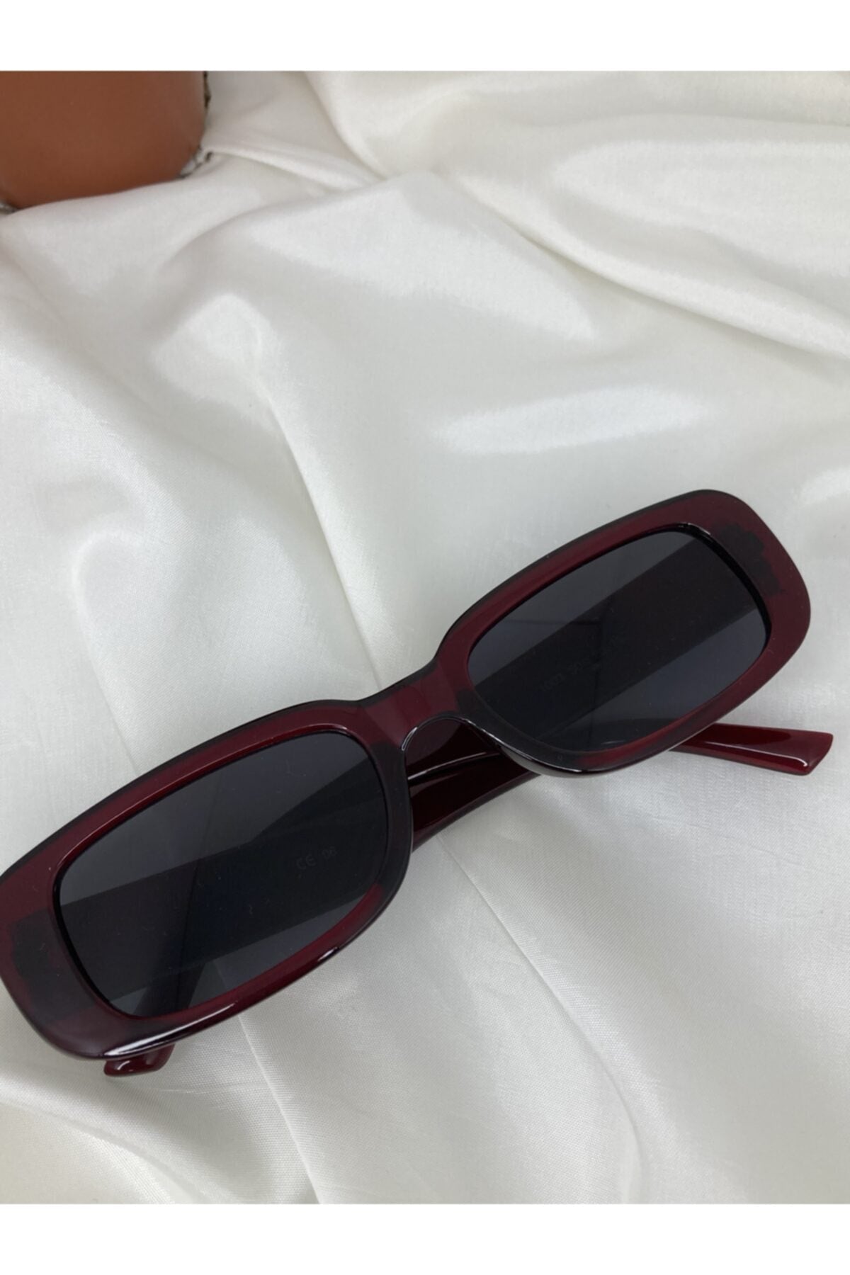 Unisex Vintage Sunglasses Claret Red