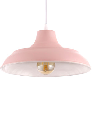 Rosa Pendelleuchte mit Schleifen-Finish - Çakır Avize