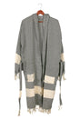 Cotton Hooded Large Size Peshtemal Bathrobe (2xl-3xl-4xl) - Swordslife