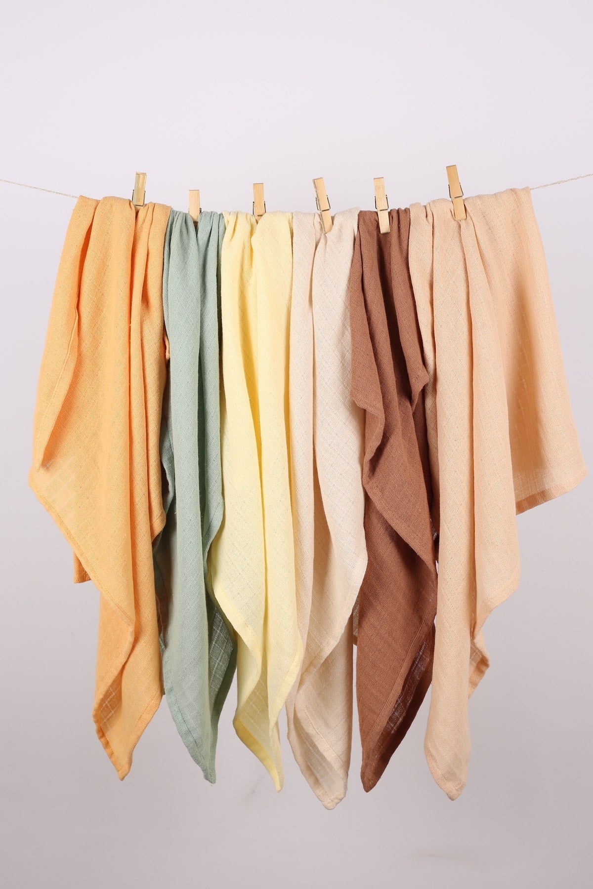 Multi-Purpose Muslin Cover Set Of 6 - 75X75 Cm
