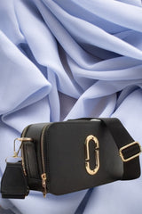 Women's Canta Black Quality Sport Stylish Crossbody Two Compartment Pocket Shoulder Bag (SMALL SIZE)