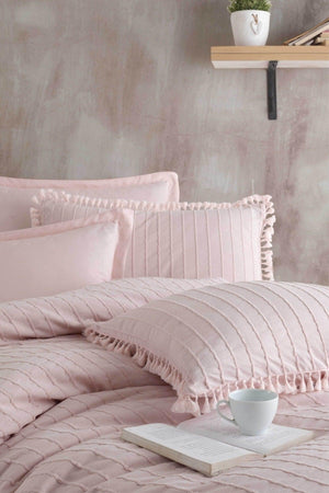 100% Cotton Double Duvet Cover Set with Tassels - Swordslife