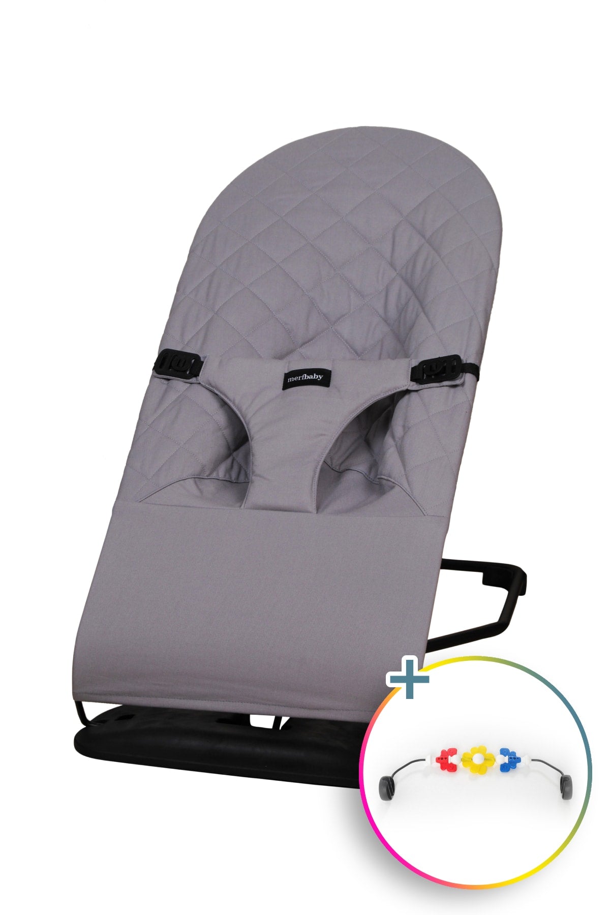 Kinderwagen mit Spielzeug - Grau - Neue Serie
