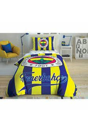 Licensed Single Sheet Elastic Fenerbahce Stick Duvet Cover Set