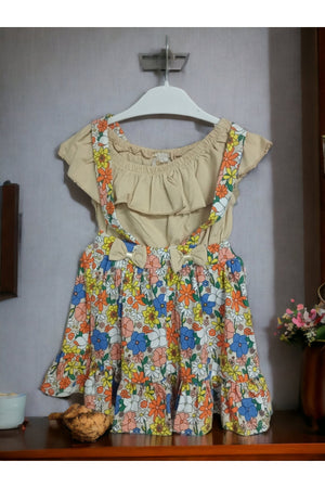 Slopet-Kleid mit Blumendruck