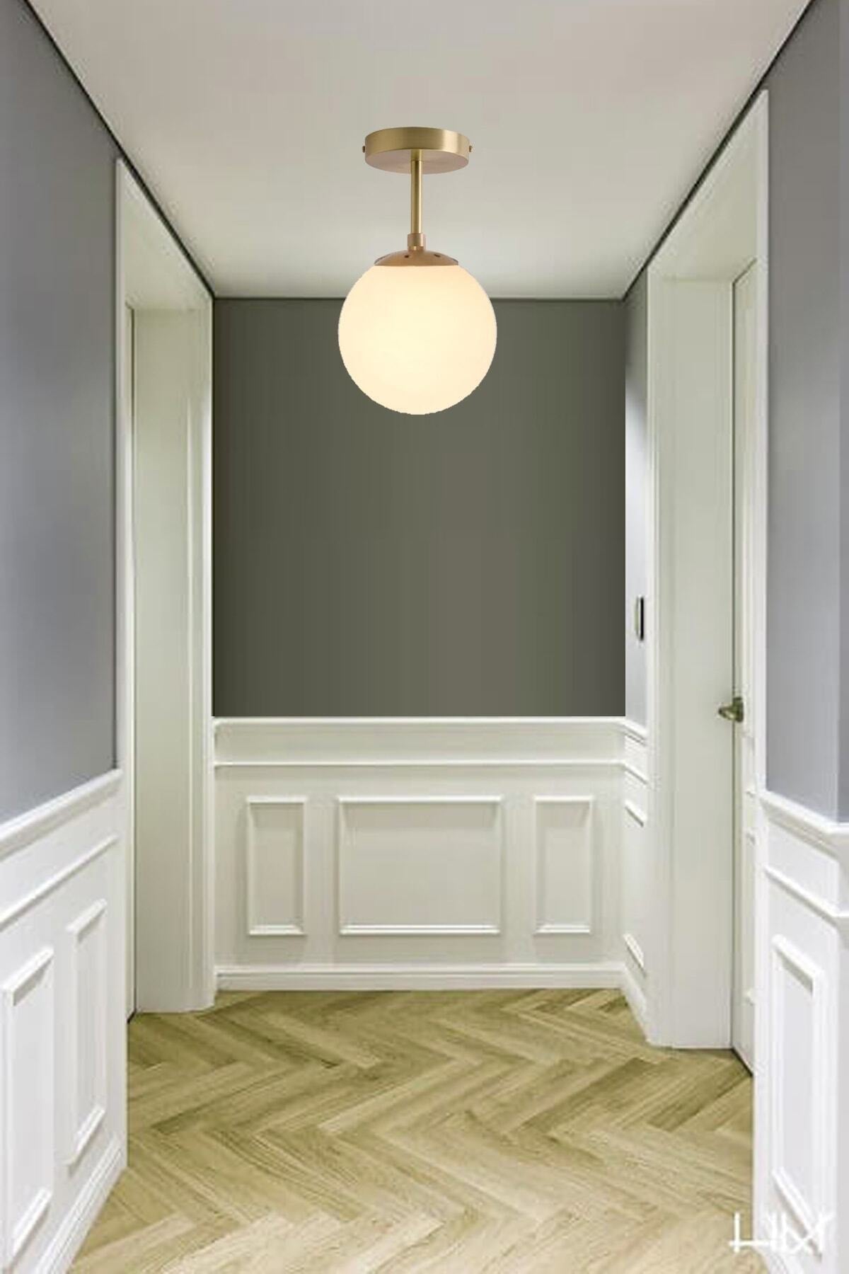 Single Modern Design Globe Glass Chandelier