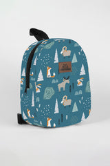 Wild Animals 0-8 Years - Nursery, Kindergarten Kids Backpack [With Special Box]