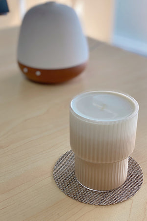 Erfrischungsgetränkebecher aus Acryl im Origami-Stil | Dekoratives Glas für Kaltgetränke, 300 ml (6 Stück), kein Glas!