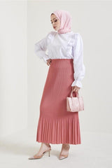 205 - Pi?li?flood? Hijab Skirt Dried Rose - Swordslife