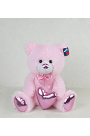 Toy 40 Cm Shiny Fabric Heart Holding Teddy Bear 78801