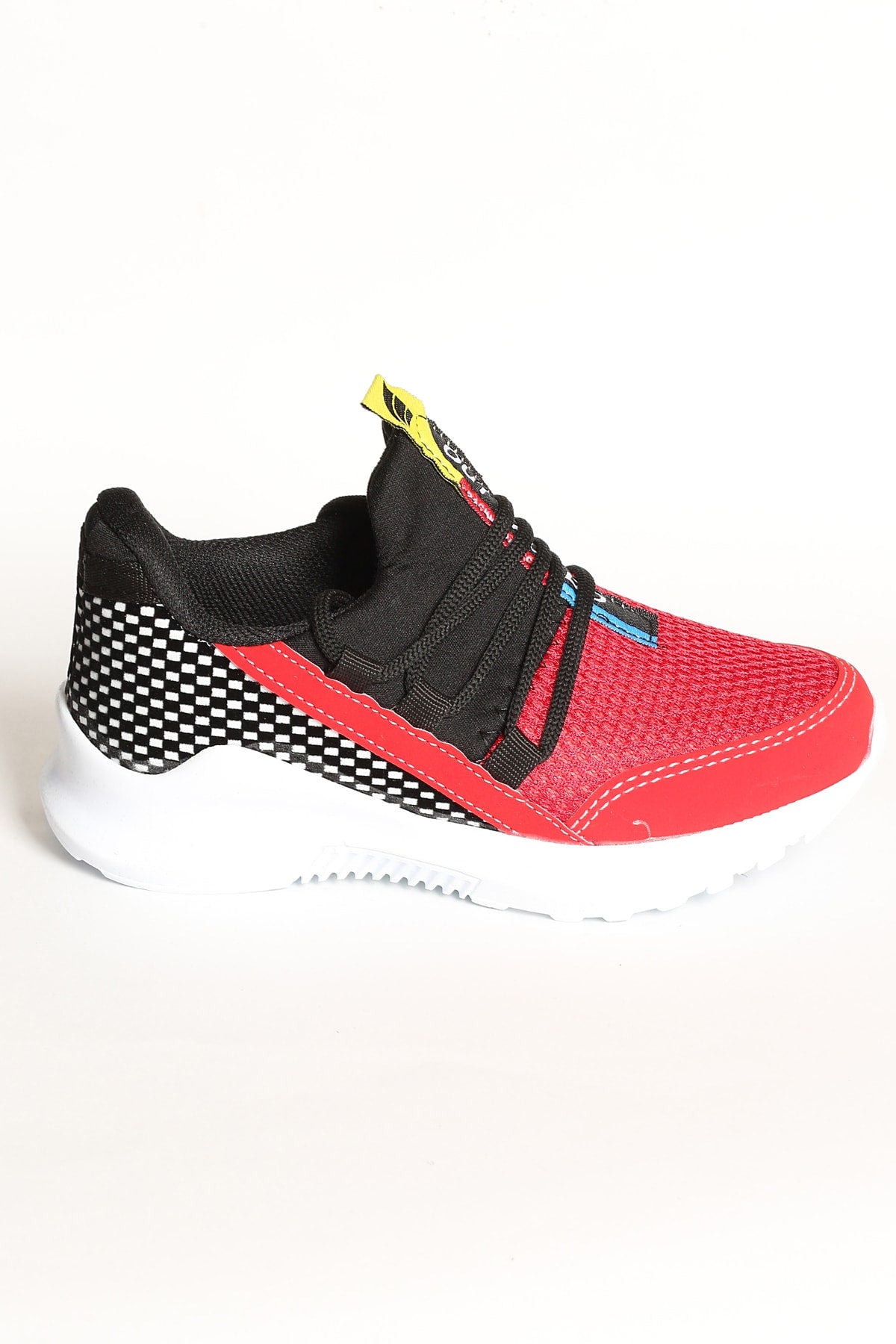 Kids Red-Black Orthopedic Walking Shoes
