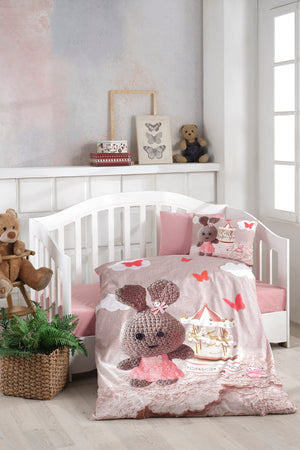 Digital Printed 3D Cotton Baby Duvet Cover Set