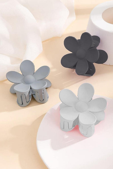 Women's 3 Piece Gray Daisy Buckle Set - Swordslife