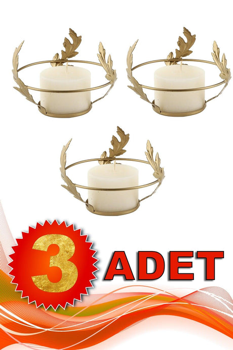 Haliç 3rd Set Candle Holder Tumbled - Swordslife