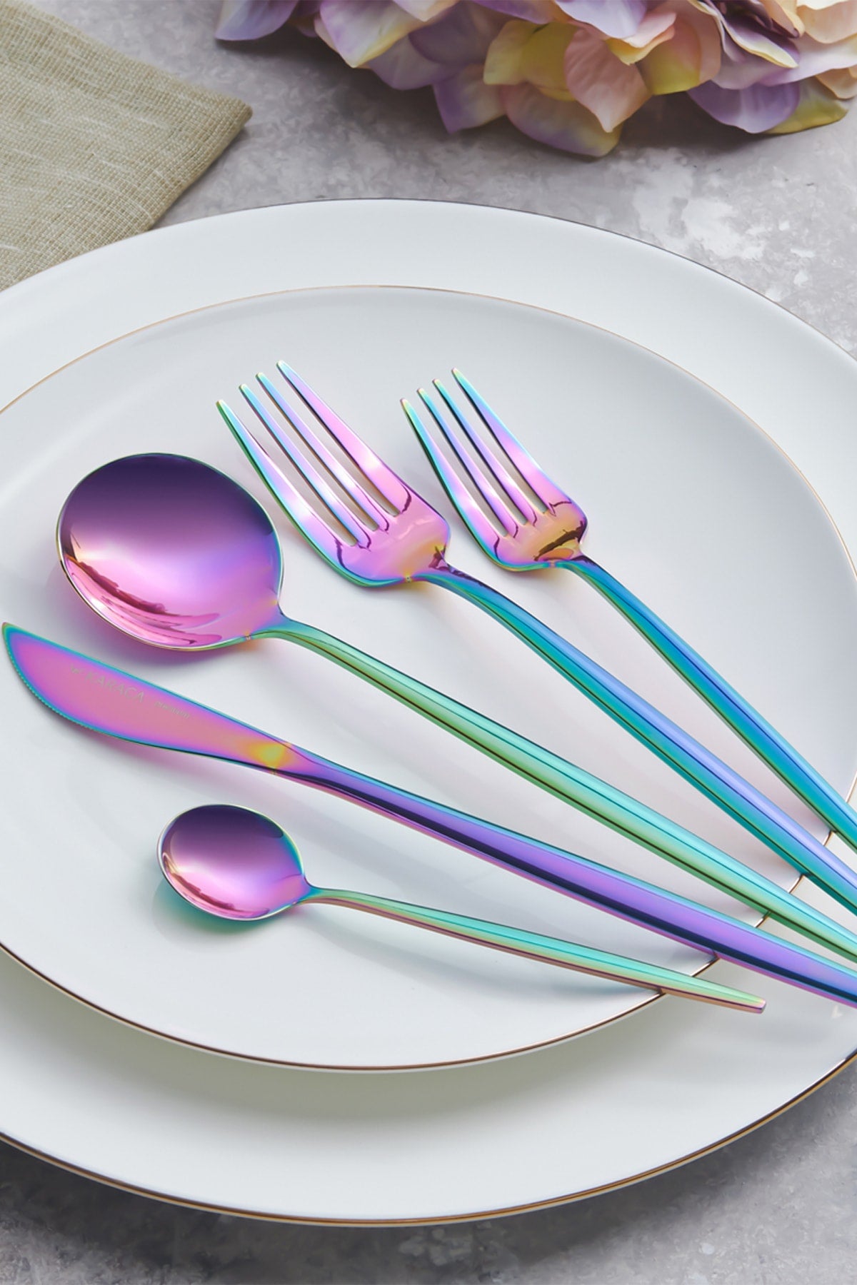 Orion Rainbow 30 Pcs Cutlery Set For 6 Persons