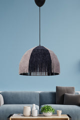 Betterave Pendant Lamp Chandelier Navy Blue Cream