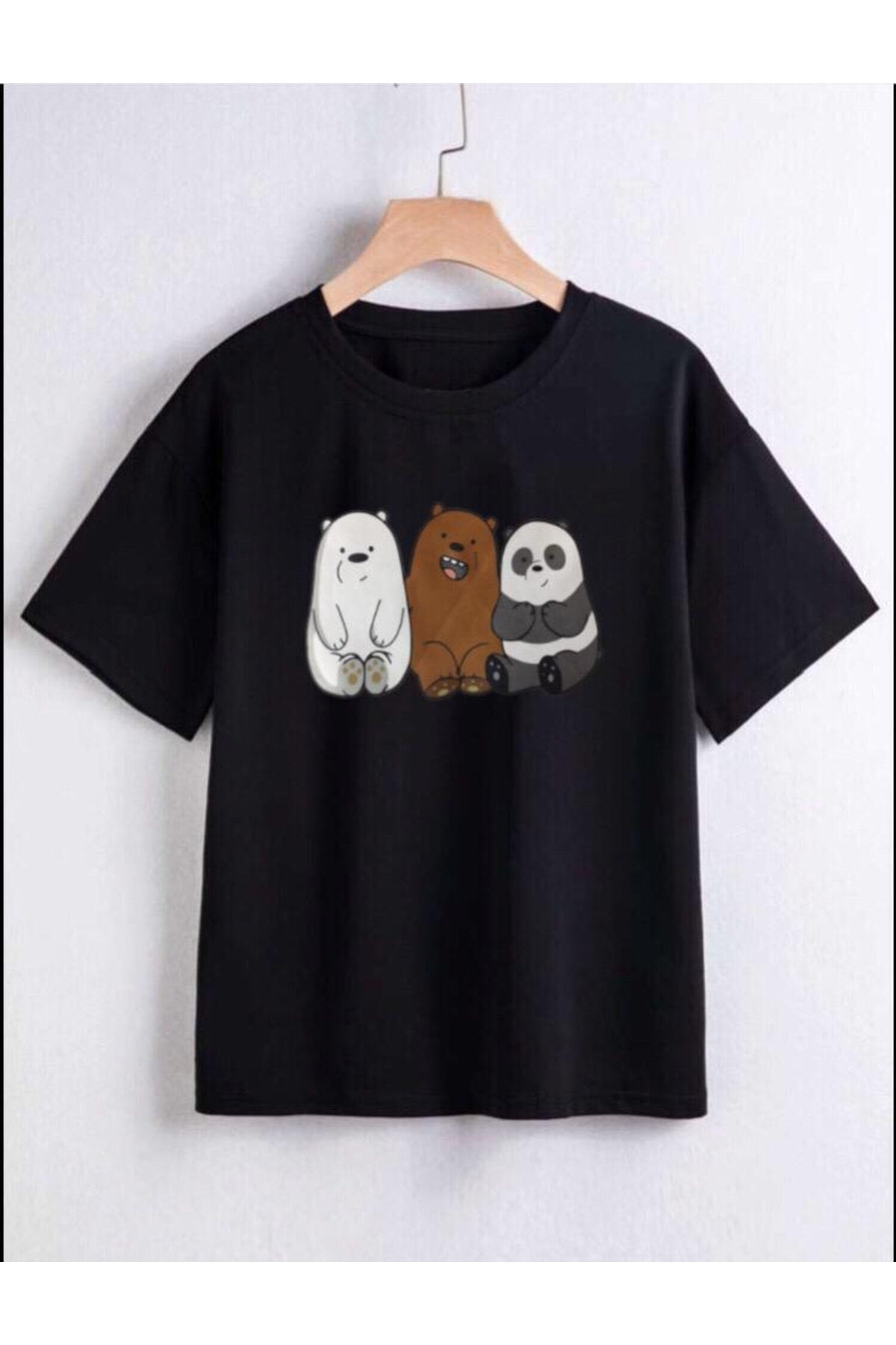 T-Shirt für Mädchen/Jungen mit Panda-Print
