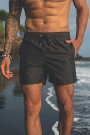 Herren Basic Standardgröße Bademode Pocket Sea Shorts