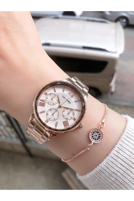 Women's Wristwatch Rose Steel 3atm Waterproof Original 2 Years Warranty Bracelet - Swordslife