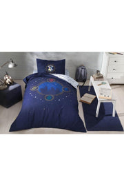 Blue Hp Hogwards Ranforce Single Duvet Cover Set