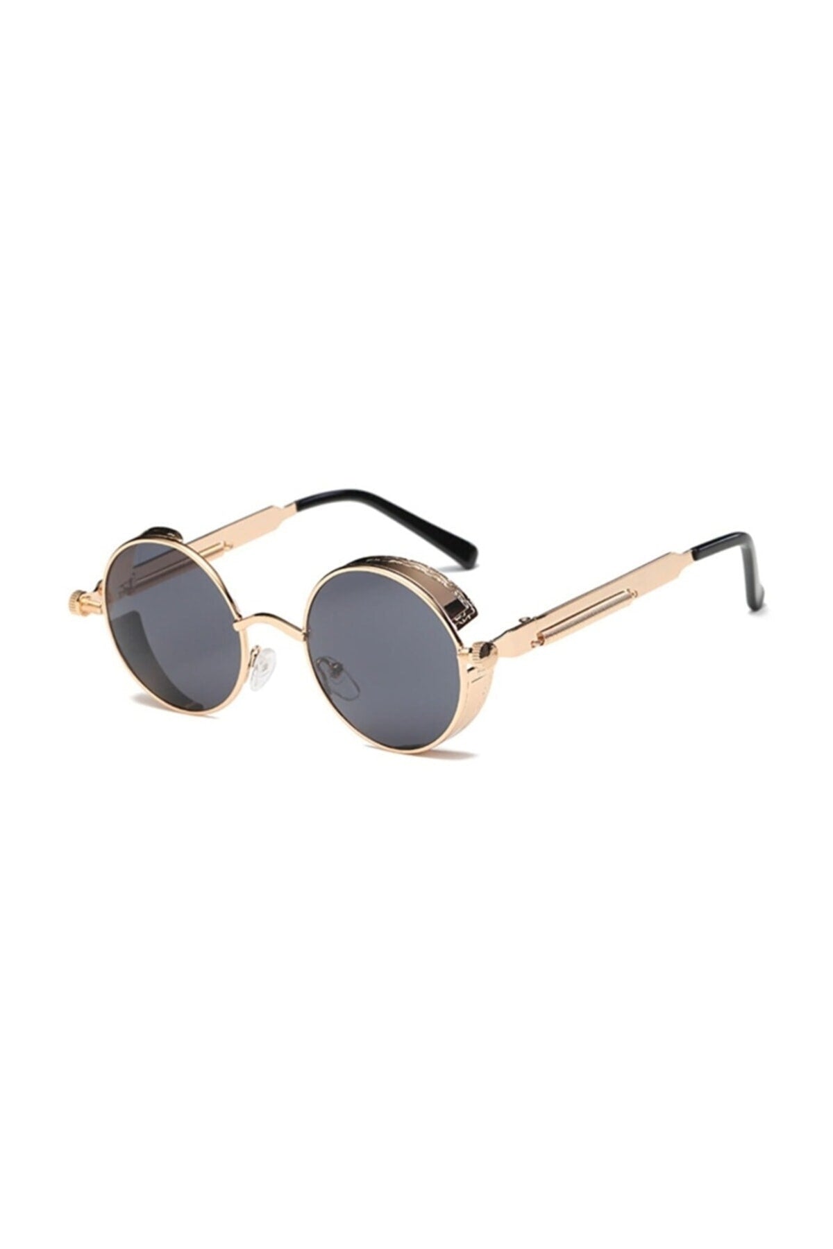 Vintage Steampunk Gothic Style Round Sunglasses