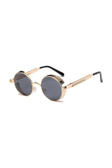 Vintage Steampunk Gothic Style Round Sunglasses