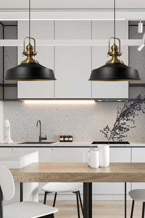 Black Noble Double Chandelier Antique Headboard Retro Pendant Lamp Kitchen Living Room Cafe Chandeliers