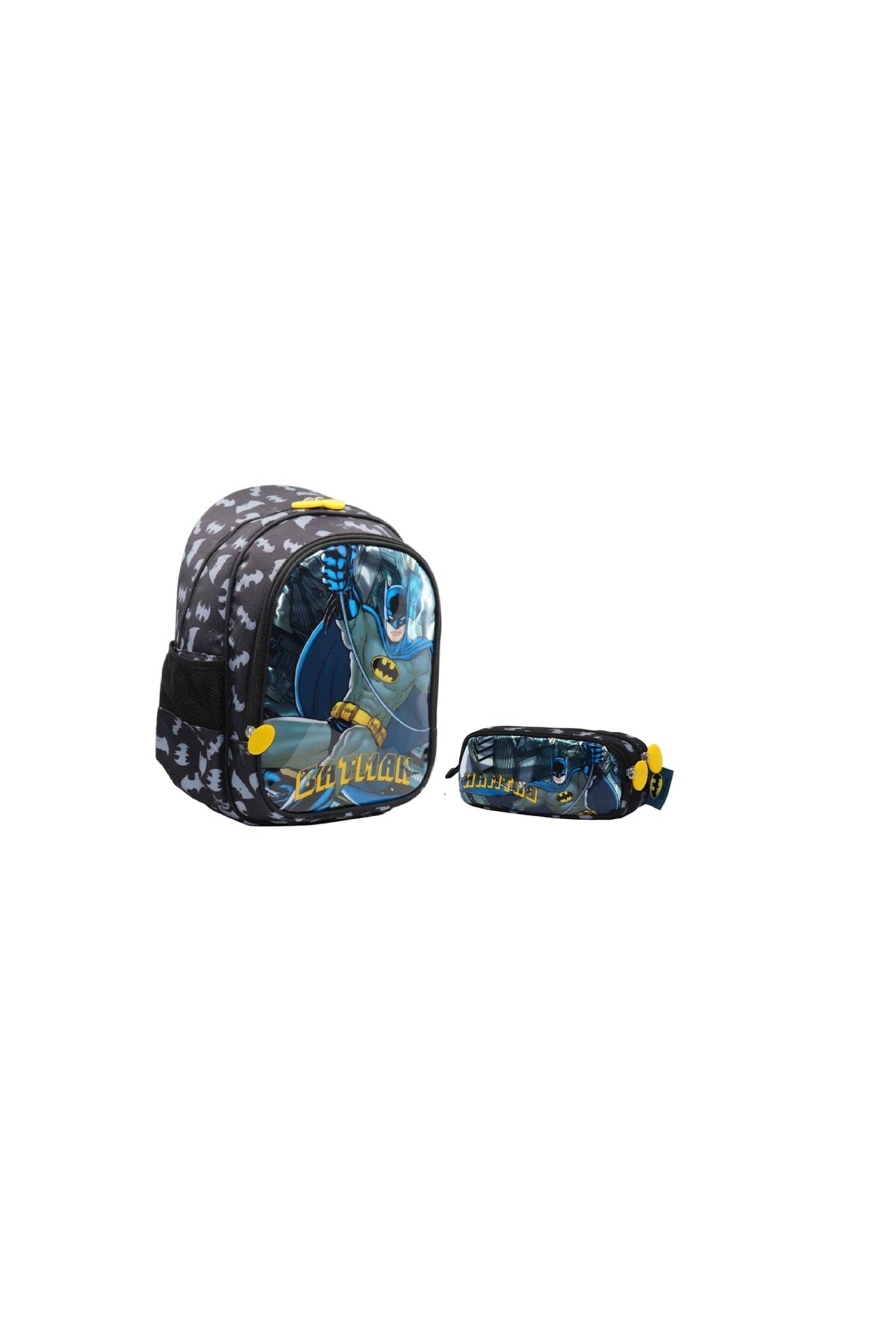 Batman School Backpack And Pencil Bag Set