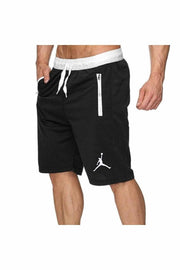شورت Jumpman رجالي أسود كاجوال/بحري بتفاصيل جيوب مطبوعة