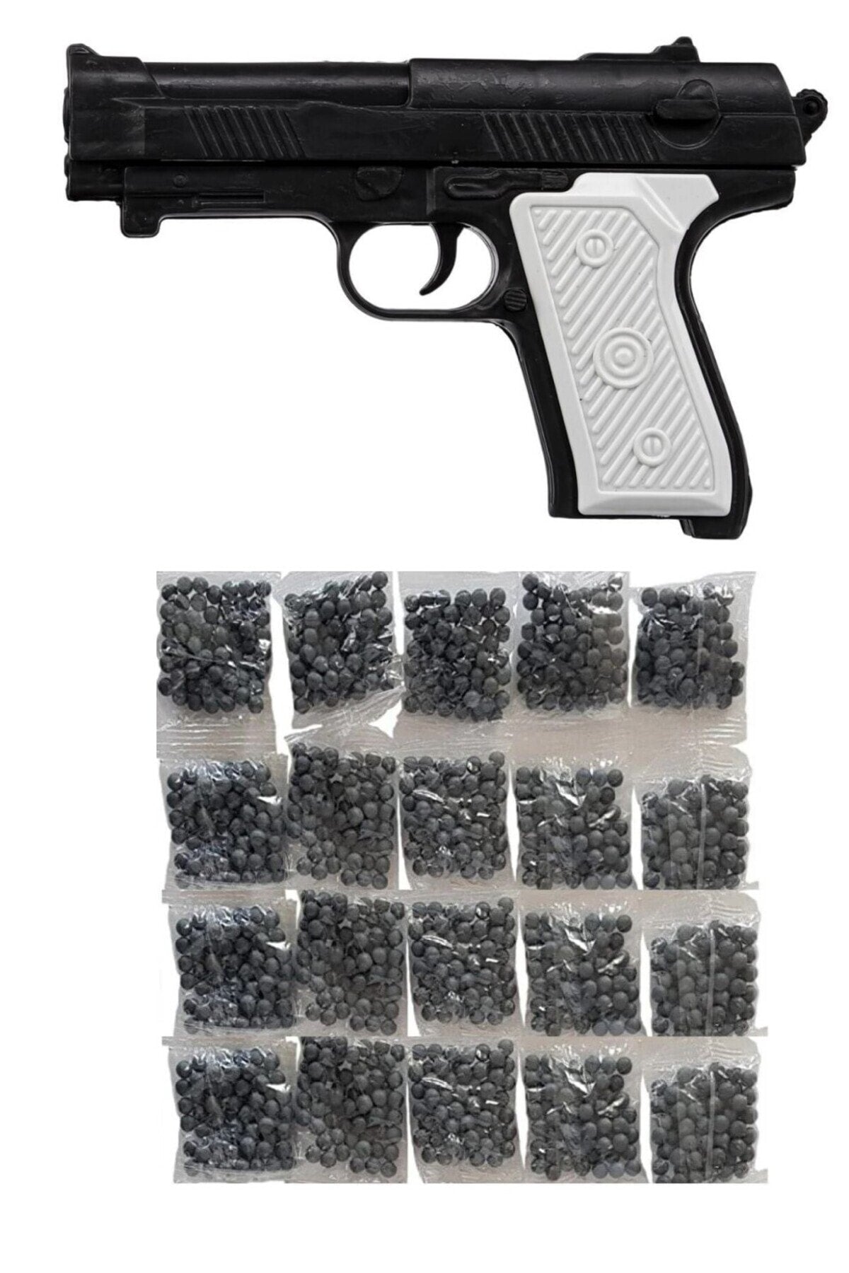 Perlen-Shooter + 20er-Pack Perlen-Set Perlenpistole