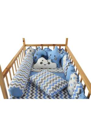 Çit Montessori Crib Side Protected Baby Duvet Cover Set 90X190