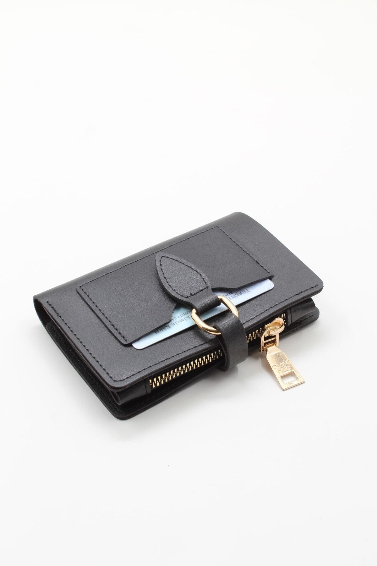 Women'S Wallets Black Wallet