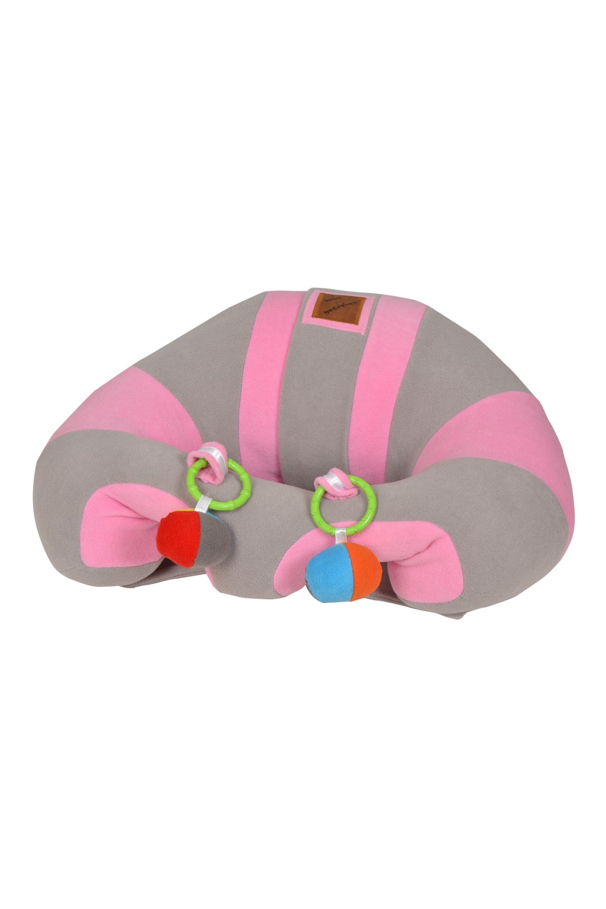 Rattle Grey-Pink Baby Reclining Baby Sitting Support Cushion Baby Seat