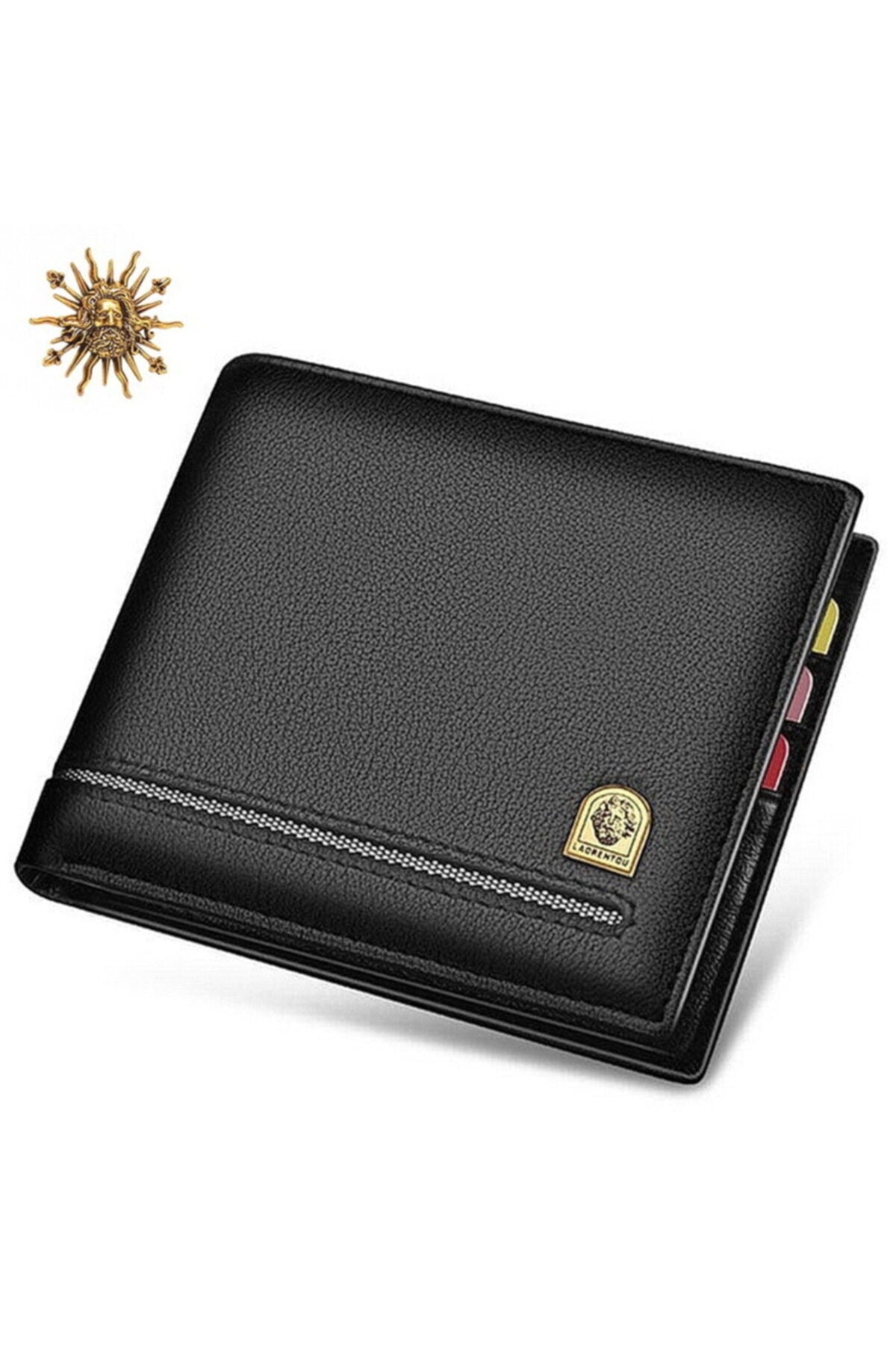 Made In Italy Genuine Leather Men'S Wallet Men'S Card Holder