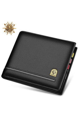 Made In Italy Genuine Leather Men'S Wallet Men'S Card Holder