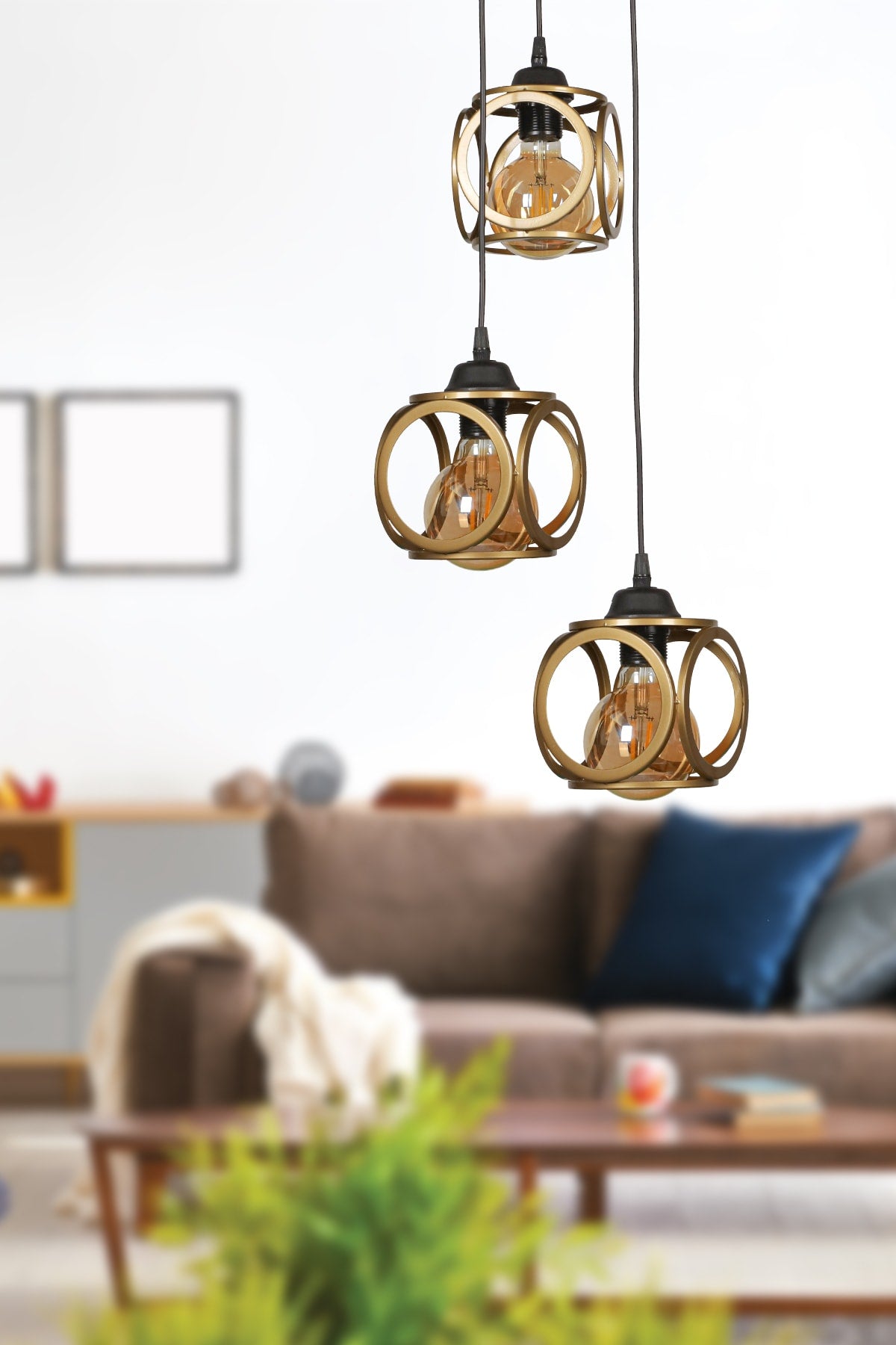 Savaş 3Rd Chandelier Antiqued
