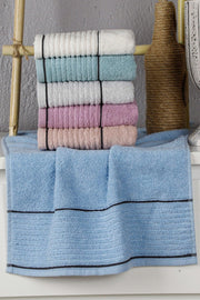 Hand Face Towel 100% Cotton Mother of Pearl 6 Pieces - Swordslife