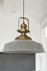Gray Noble Single Chandelier Antique Headboard Retro Pendant Lamp Restaurant Cafe Living Room Chandeliers
