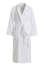 White Unisex Bathrobe 100% Cotton Hotel Bathrobe - Swordslife