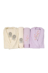 Scar Embroidered 100% Cotton Family Bathrobe Set - Swordslife