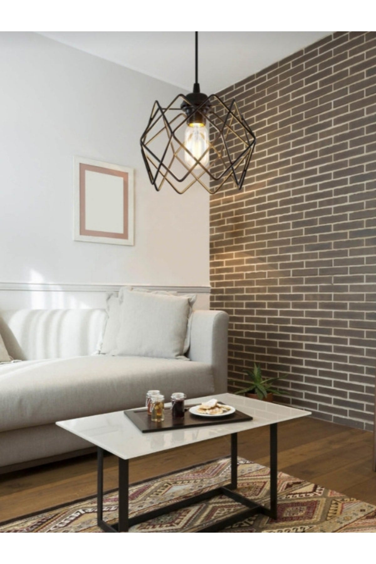 Promotion No:3 Black Single Pendant Chandelier