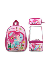 -Umit Bag Mermaid Kindergarten Bag Lunch & Pencil Bag Set