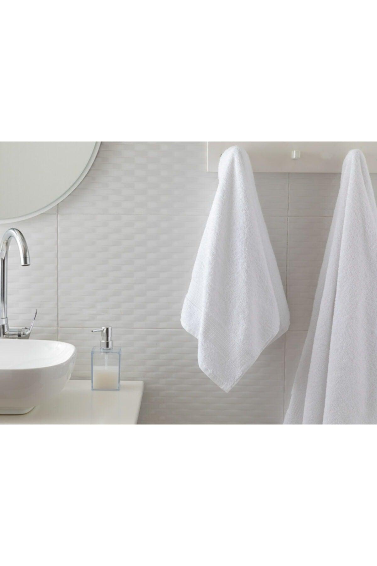 Pure Basic Face Towel 50X90 Cm White - Swordslife