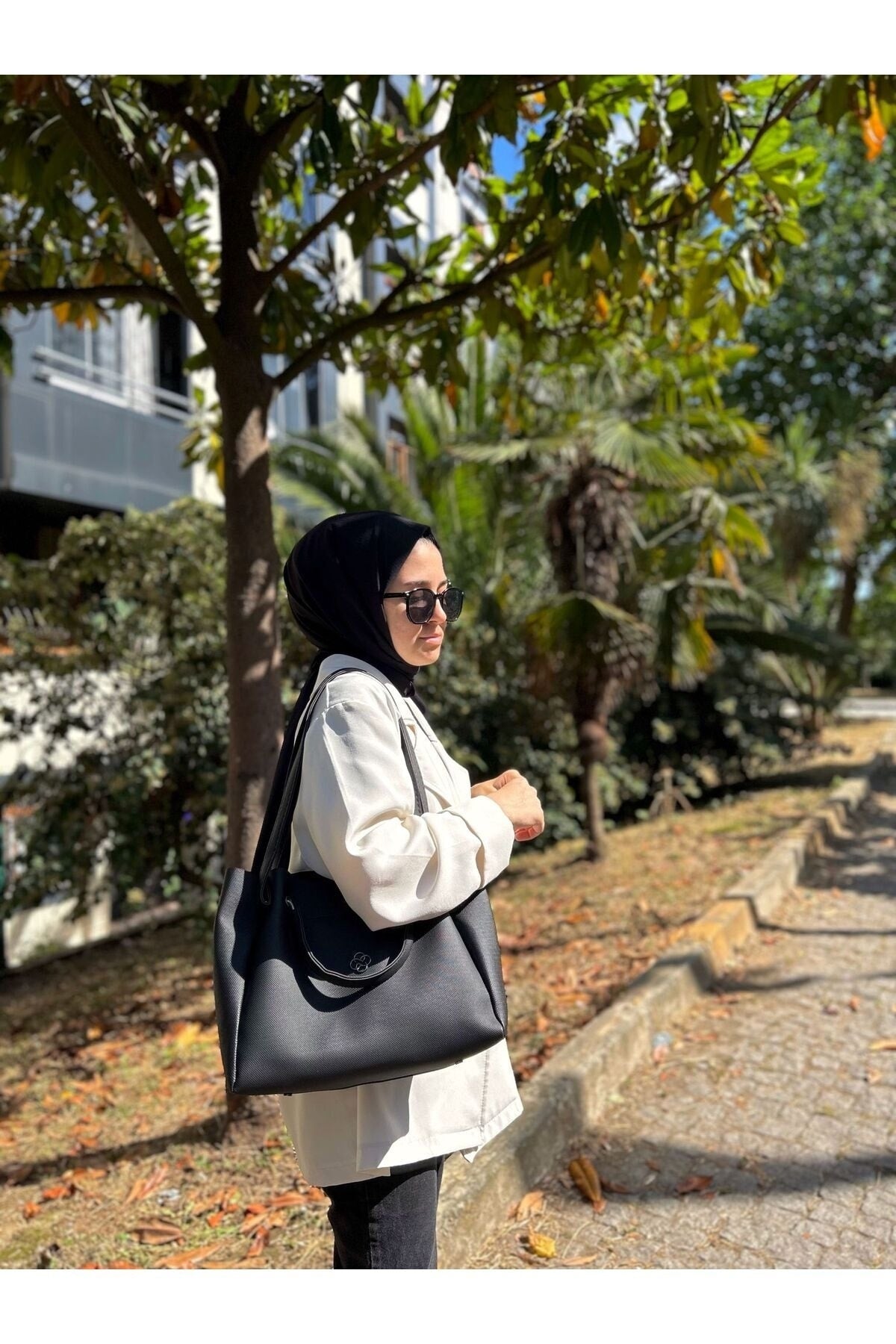 Women'S Arm And Shoulder Bag Briefcase School Wide Bag